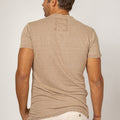 Short Sleeve Linen Henley T-Shirt 9