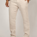 Linen Pants With Pockets Relaxed Fit in natural