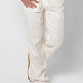 Linen Pants With Drawstring| Relaxed Fit in natural