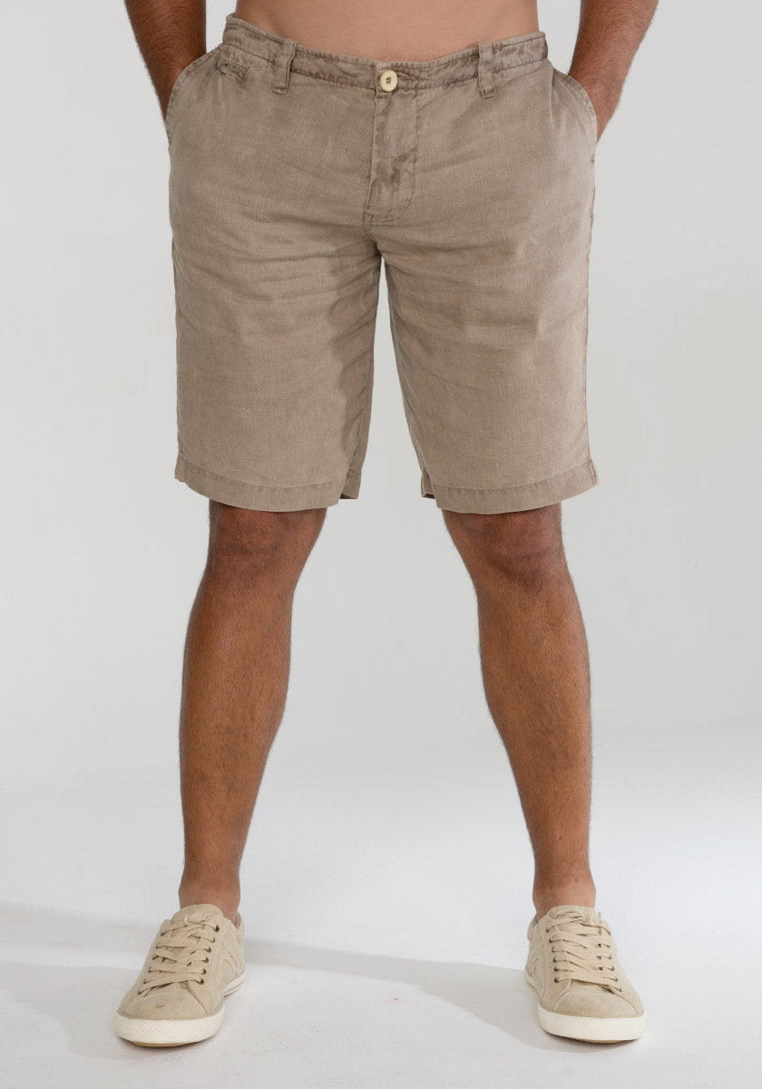 100% LINEN SHORT S to XXXL - Claudio Milano