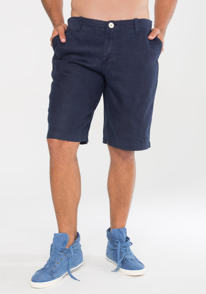 100% LINEN SHORT S to XXXL - Claudio Milano