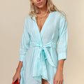100% LINEN WRAP TUNIC S to XXXL - Claudio Milano