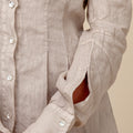 100% LINEN FITTED BUTTON DOWN SHIRT DRESS S to XXXL - Claudio Milano