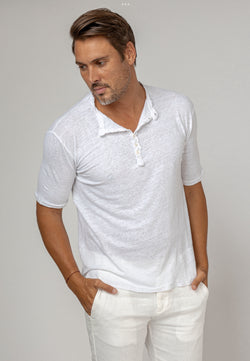 Men's Short Sleeve Henley T-shirts