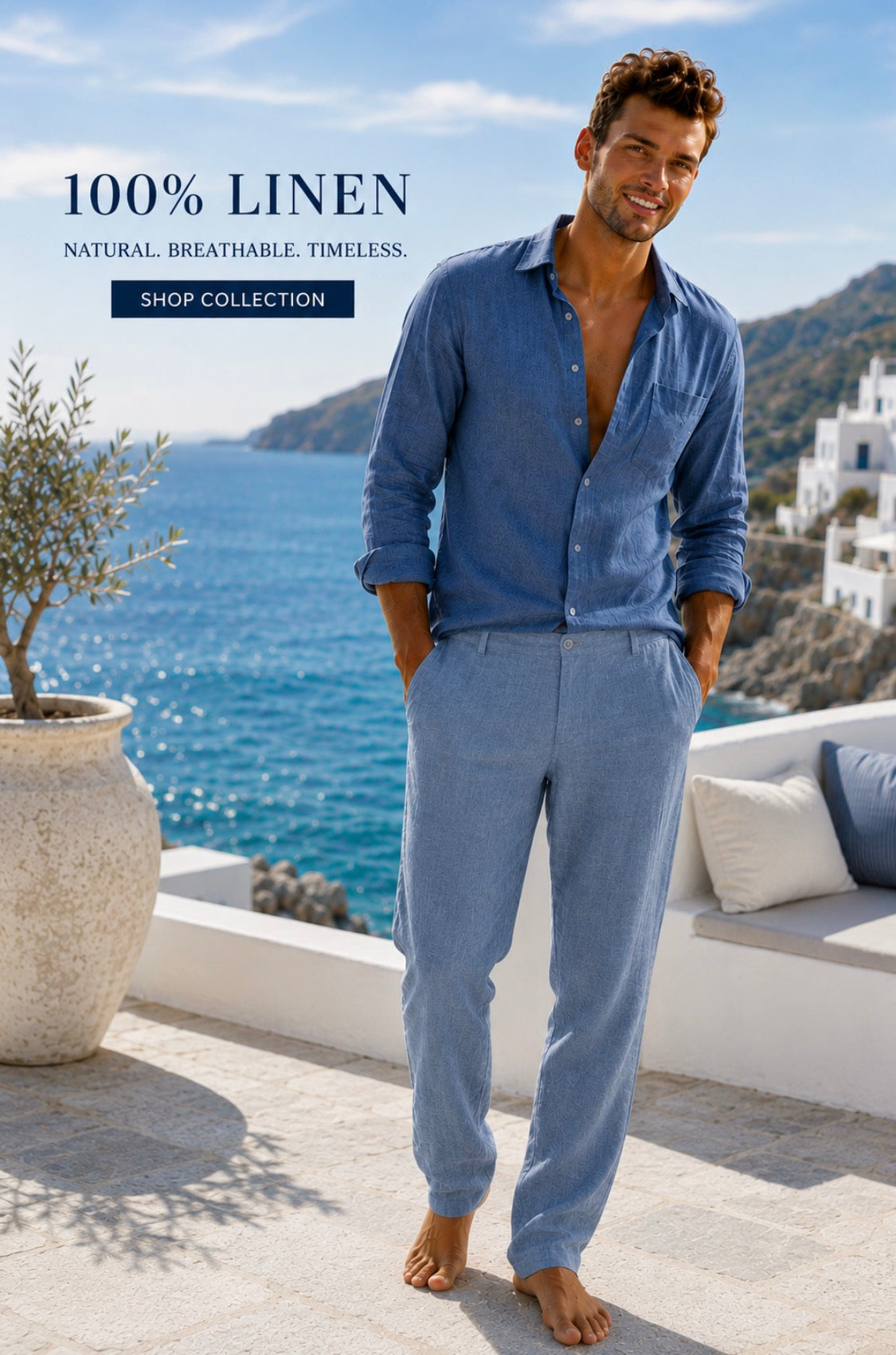 Linen Pants With Pockets | Relaxed Fit