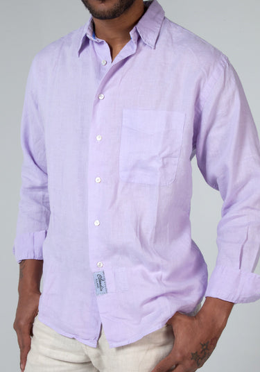 100% LINEN LOOSE FIT BUTTON DOWN SHIRT WITH POCKET S to XXXL - Claudio Milano 
