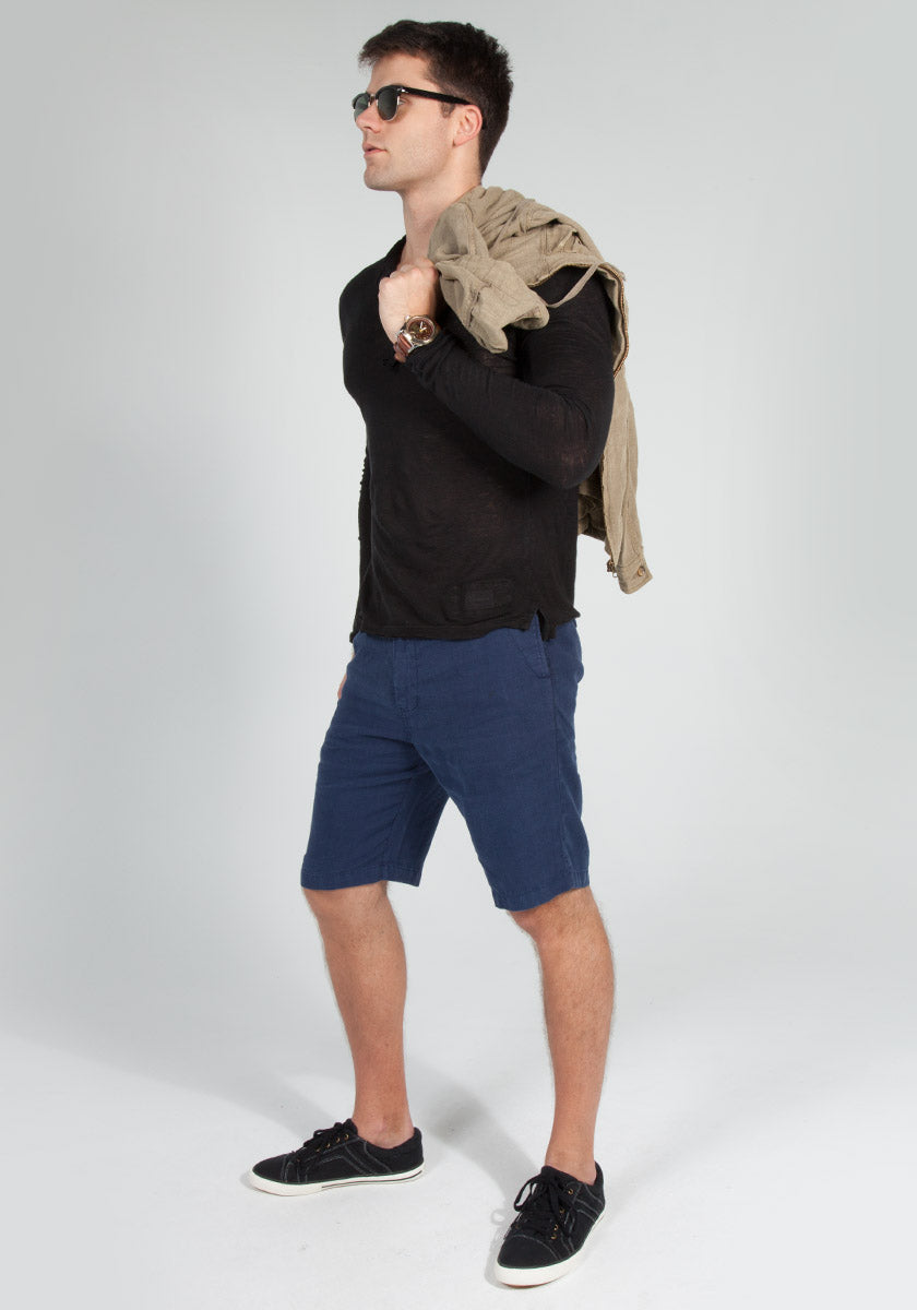 100% LINEN SHORT S to XXXL - Claudio Milano