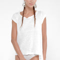100% Jersey Linen T-Shirt S to XXXL - Claudio Milano 