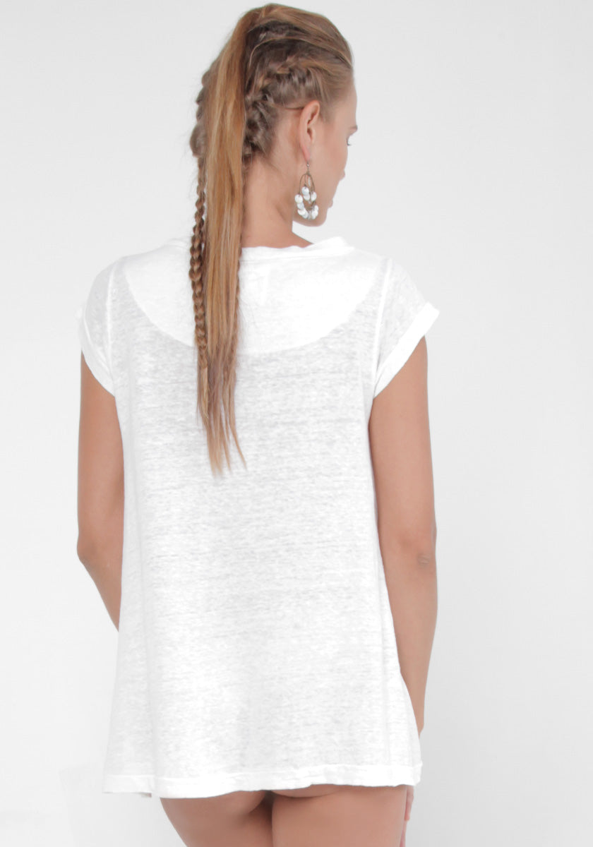 100% Jersey Linen T-Shirt S to XXXL - Claudio Milano 