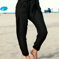 100% Linen Drawstring Harem Pant S to XXXL - Claudio Milano 