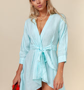 100% LINEN WRAP TUNIC S to XXXL - Claudio Milano 